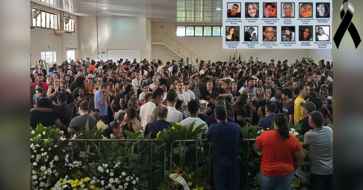 Velório coletivo de estudantes vítimas de acidente em SP é marcado por muita comoção