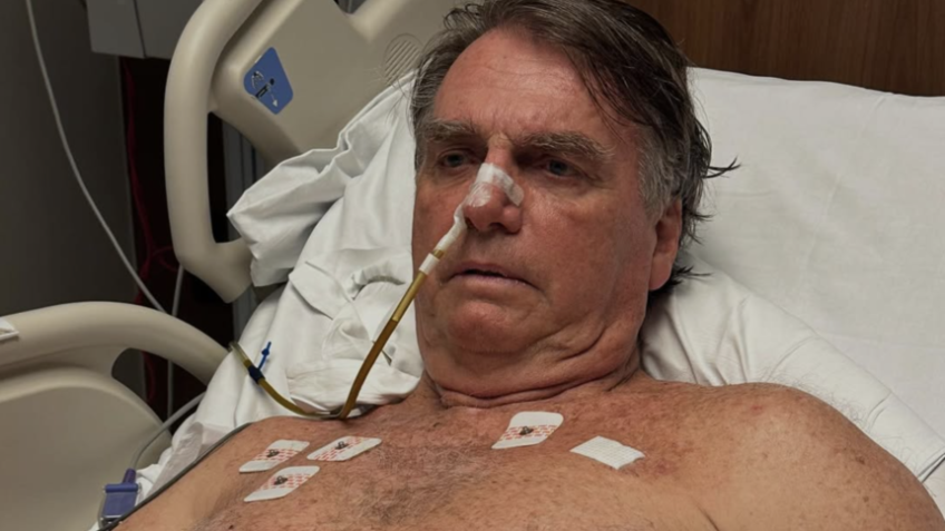 O ex-presidente Jair Bolsonaro permanece internado na Unidade de Terapia Intensiva (UTI) do Hospital DF Star, em Brasília, sem previsão de alta
