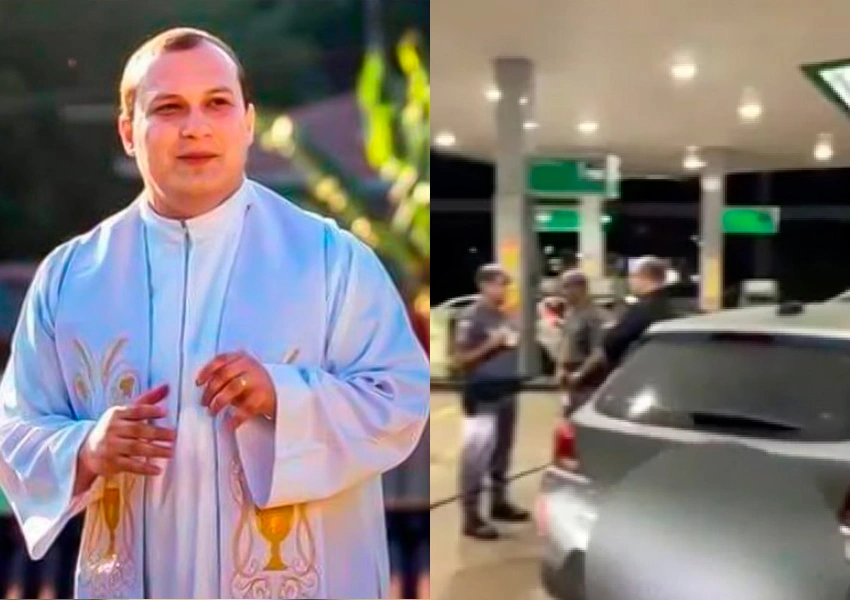 Padre Danilo Felix Franco é Detido por Embriaguez e Confusão em Posto de Combustíveis em SP