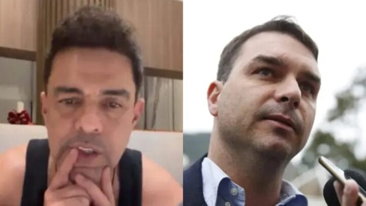 Flávio Bolsonaro comenta polêmica entre Zezé Di Camargo e SBT e diz que cantor deve pedir desculpas às filhas de Silvio Santos