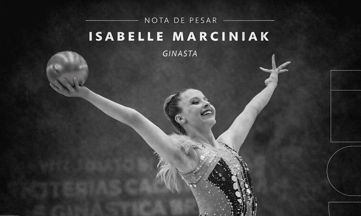 Isabelle Marciniak, promessa da ginástica paranaense, morre aos 18 anos vítima de linfoma