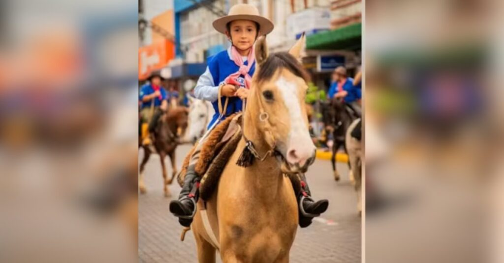 Comoção em Rio Pardo: morte do menino Keven Luan Pereira Bastos durante atividade tradicionalista